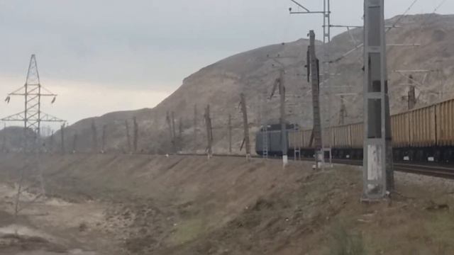 Тифон Т9 на ВЛ11м-351 перегон Баку-Эйбат смотреть онлайн
