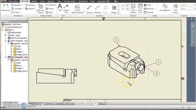 Adding Balloons and a Bill of Materials (Parts List) in Autodesk Inventor смотреть онлайн