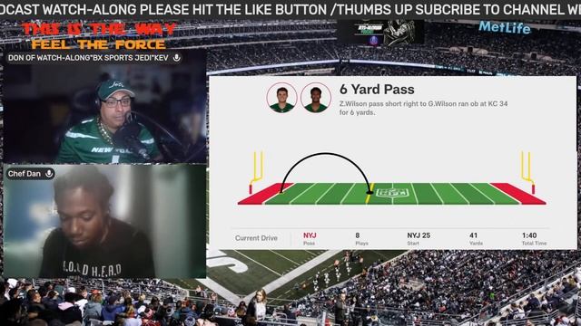 SUNDAY NIGHT FOOTBALL NY JETS VS KC CHEIF'S with The Swifties|WATCH ALONG LIVE REACTION смотреть онлайн