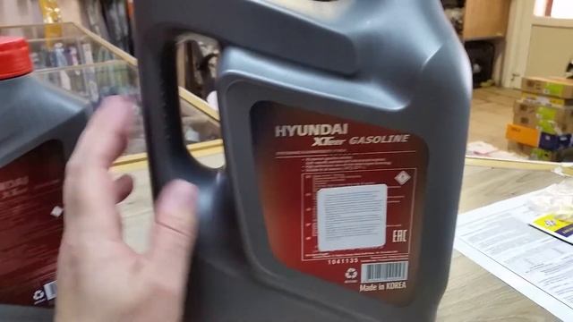 Оригинальное масло хундай!   XTeer Gasoline G700 5W30..API SN, SN PLUS, SP, ILSAC GF-5,