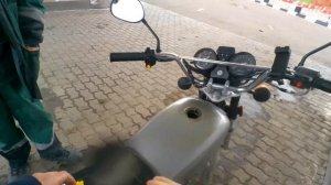 Мопед альфа 110. РАСХОД ТОПЛИВА Удивил.