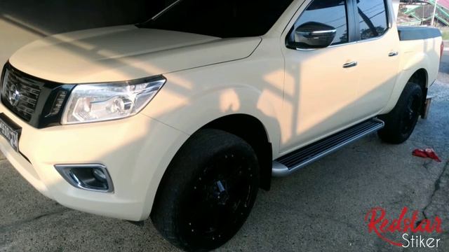 wrapping full nissan navara "082 matt". смотреть онлайн