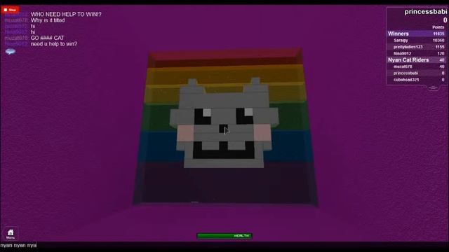 nyan cat on roblox. смотреть онлайн