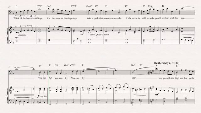 Euphonium - You Can Fly! - Peter Pan Sheet Music, Chords, & Vocals смотреть онлайн