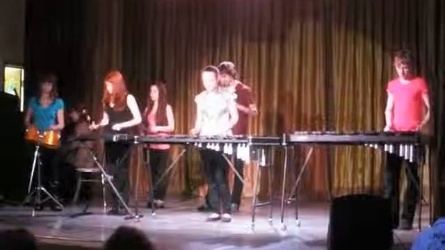 Ансамбль ударных инструментов "ОБОЙМА". " Мексиканский танец" смотреть онлайн