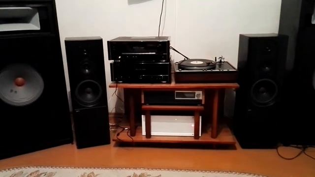 Проигрыватель ЭЛЕКТРОНИКА Б1-01в связке с PIONEER C73 и M73,на акустике КИНАП смотреть онлайн