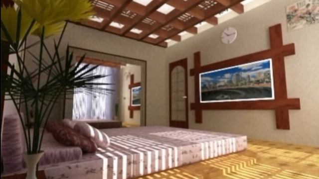 Спальная комната в японском стиле смотреть онлайн