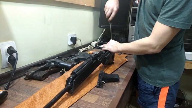 Пластиковый приклад, цевье и компоновка 