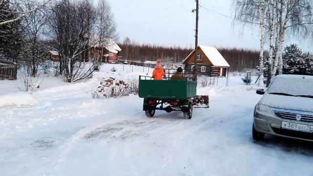 Мотоцикл Урал Снегоуборщик смотреть онлайн