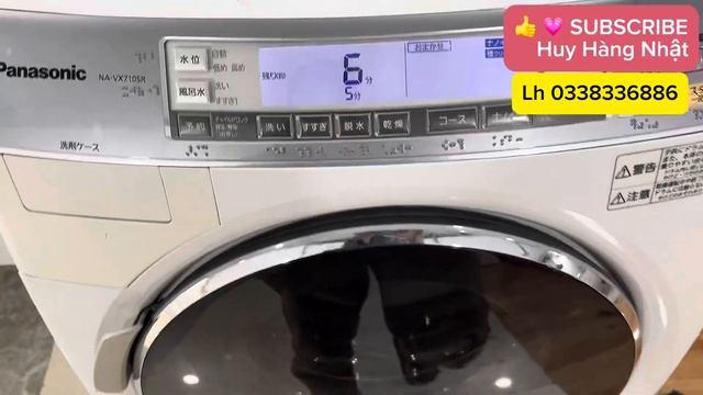 Máy giặt Panasonic NA-VX710SR giặt 9kg sấy 6kg, Econavi, Nanoe, Tiết kiệm điện nước Lh 0338336886 смотреть онлайн