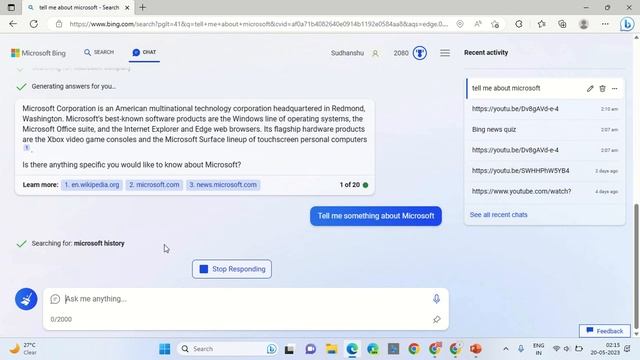 Export chat or results of Bing ChatGPT to PDF New Feature from Microsoft Bing ChatGPT #chatgpt #bin смотреть онлайн