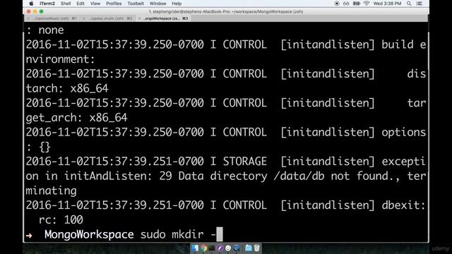 003 MongoDB Setup on OSX смотреть онлайн