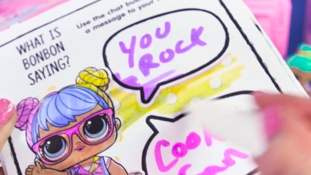 LOL Surprise Magic Imagine Ink Rainbow Color Pen Surprise Picture смотреть онлайн