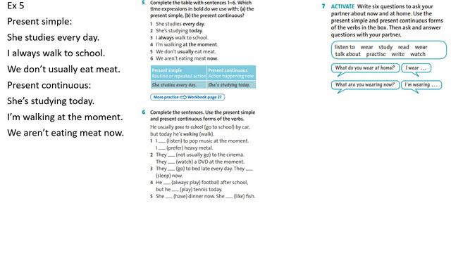 Ағылшын тілі 6 сынып English Plus Student`s book 37 бет, Workbook 27 бет жауаптарымен смотреть онлайн