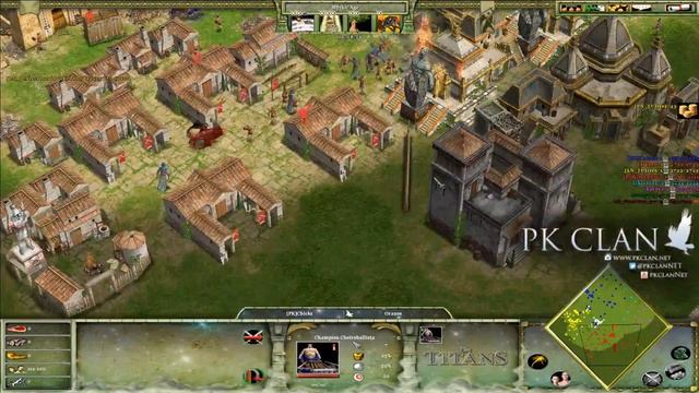 Age of Mythology: Tiny Free For All Scenario | Great Oranos Stategy! смотреть онлайн