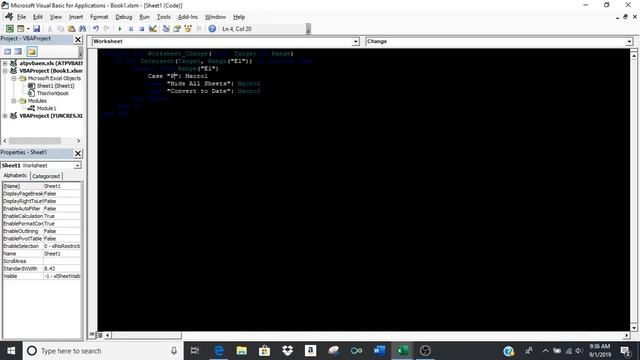 How to run Excel VBA macro off of a drop down list selection смотреть онлайн