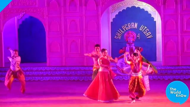Bharata Natyam Dance at Shilpgram смотреть онлайн