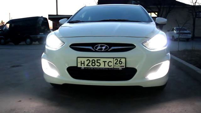 Би-линзы G9 Hyundai Solaris режимы работы смотреть онлайн