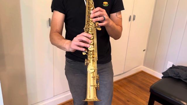 Purple Label Yamaha YSS-62 Soprano Saxophone Demo, Www.dcsax.com