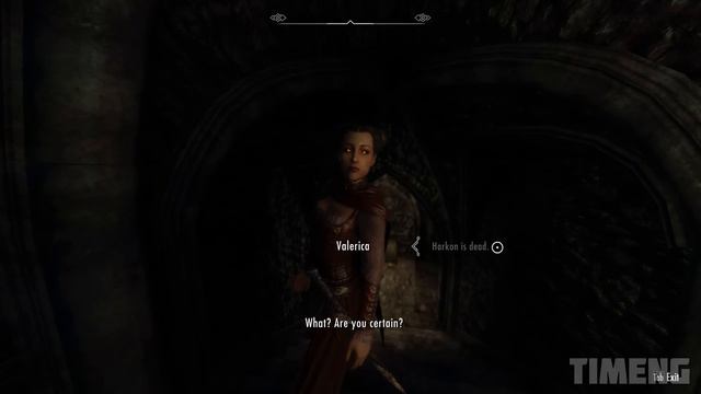 Skyrim ٠ What Happens if you come to Valerica after the Murder of Harkon смотреть онлайн