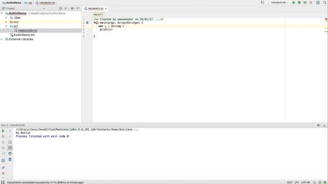 Variables, Strings, Nullables: Kotlin Tutorials [Easy & Fast] - #5 смотреть онлайн