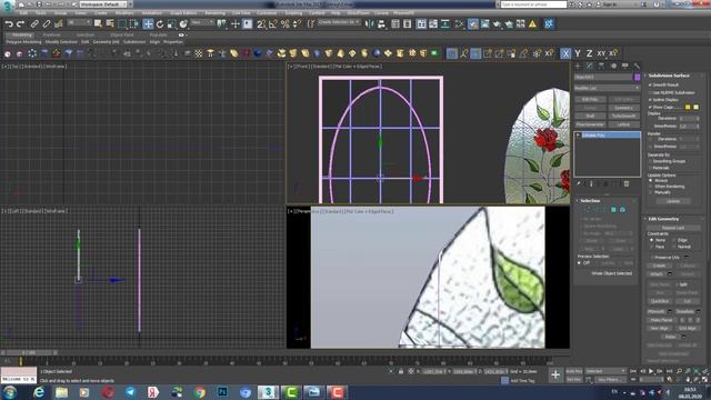 3ds Max Витраж по референсу смотреть онлайн