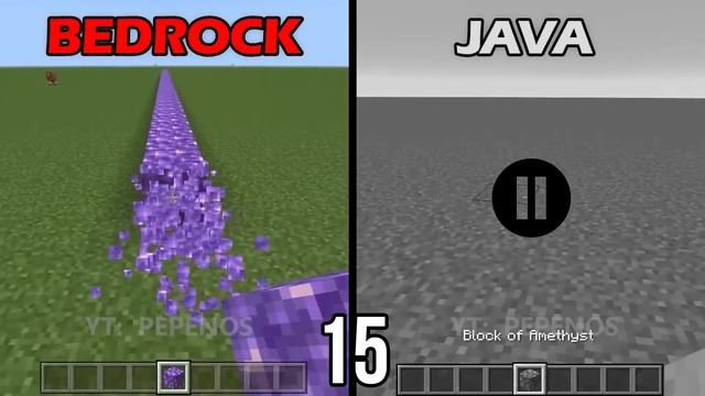 30 Java vs Bedrock Things in Minecraft смотреть онлайн