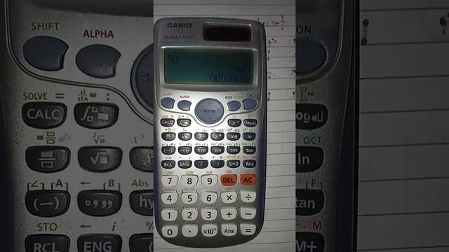 Hexadecimal to Decimal conversion using CALCULATOR-fx-991ES PLUS смотреть онлайн