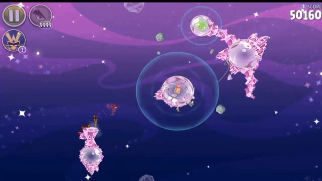 Angry Birds Space cosmic crystals - 3 Stars Walkthrough Level 7-5 [4K 60FPS] смотреть онлайн