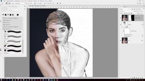 Скетч эффект, или эффект карандашного рисунка в фотошоп