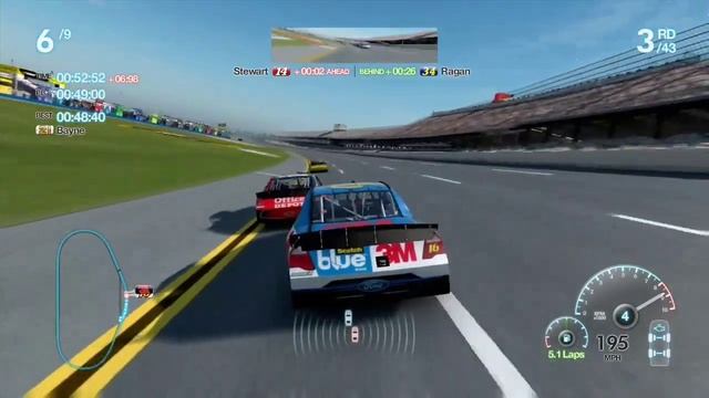 9 laps at Talladega | NASCAR The Game: Inside Line смотреть онлайн