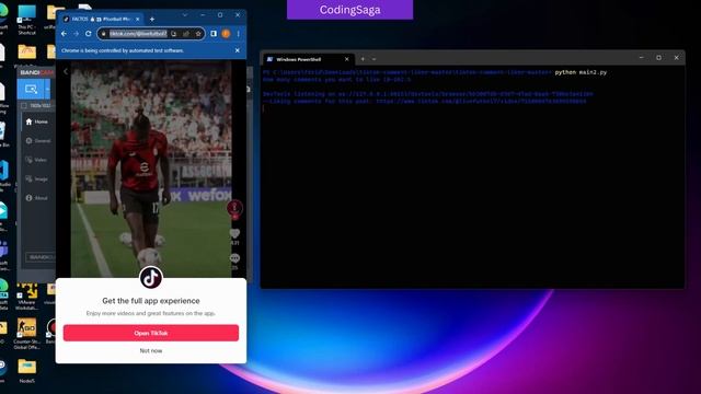 TikTok comment liker bot with Python #pythonbot смотреть онлайн