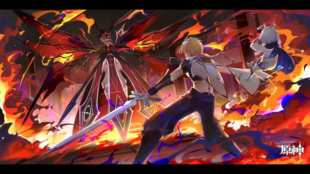 La Signora Death Theme 1hr extended (Track 24) - Genshin Impact 2.1 Music Inazuma OST смотреть онлайн