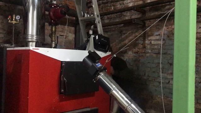 Установка Блока управления АИР-универсал на пеллетную горелку Терминатор смотреть онлайн