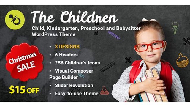 The Children - Child, Kindergarten and Babysitter WordPress Theme | Themeforest Website Templates смотреть онлайн