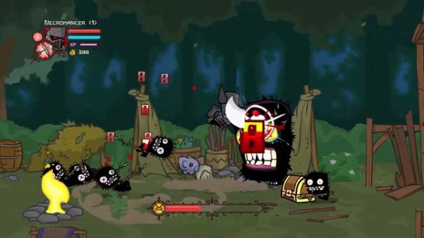 Castle Crashers playing as Necromancer