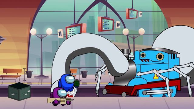 TOP AMONG US vs Train Eater vs Thomas.exe - 어몽어스 AMONG US ANIMATION EP51 смотреть онлайн