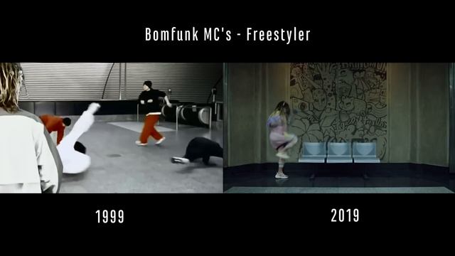 Bomfunk MC's - Freestyler - 1999/2019 - 20 years later (Video comparison) смотреть онлайн