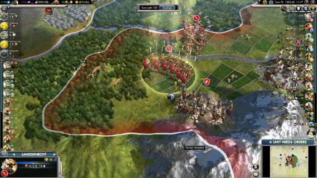 Civ 5 Landsknecht movement animation смотреть онлайн