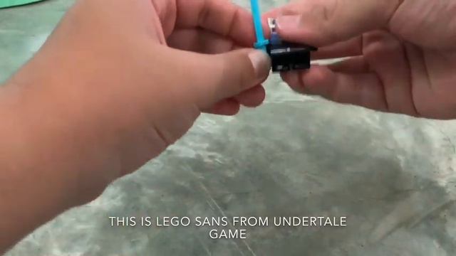 Hi Guys this is my lego sans from undertale game смотреть онлайн