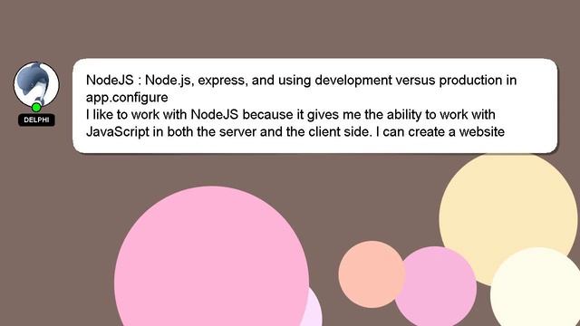 NodeJS : Node.js, express, and using development versus production in app.configure смотреть онлайн
