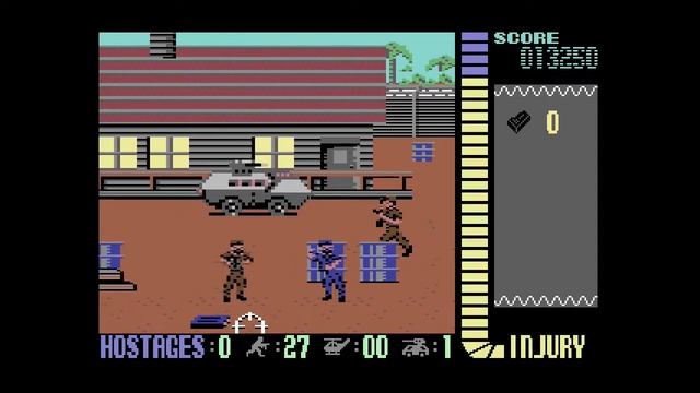 Commodore 64 Games - Operation Wolf смотреть онлайн