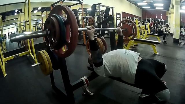 Д 1: Жим лежа соревновательным хватом на скорость, 75 кг, 5 подход. смотреть онлайн