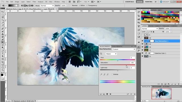 Корректирующие слои! Adjustments layers! Для чего они нужны! Урок 14! смотреть онлайн
