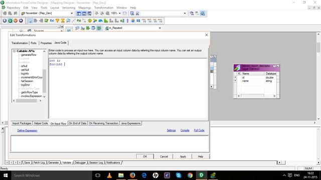How to use Java Transformation in informatica смотреть онлайн