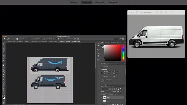 Easy Pixel Art in Photoshop! смотреть онлайн