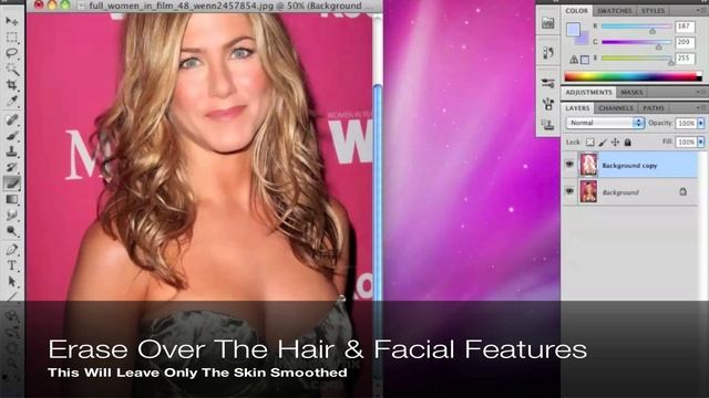 How To Smooth Skin - Photoshop CS5 Tutorial Mac & PC смотреть онлайн