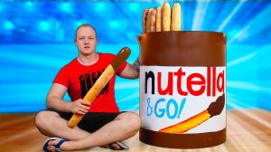МЫ ПРИГОТОВИЛИ ОГРОМНУЮ Nutella Go ВЕСОМ В 50 КИЛОГРАММ (Ванзай)
