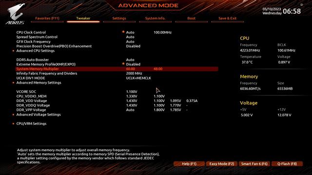 zen4 b650 aorus elite + 삼성 4800 32gb x2 오버클럭 (vsoc 수정버전) смотреть онлайн