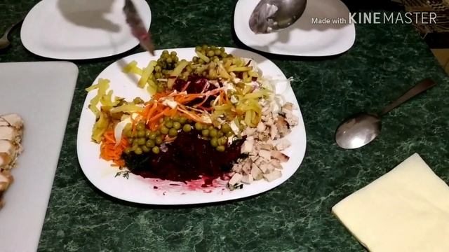 Салат "Салют" смотреть онлайн